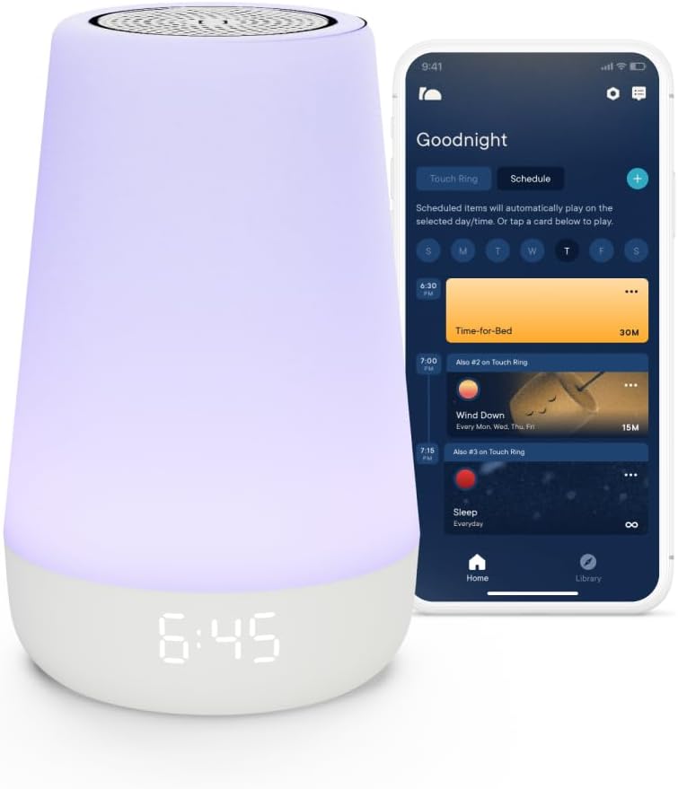 Rest Baby Sound Machine, Night Light | 2nd Gen | Registry Essential, Sleep Trainer, Routine Builder, Time-to-Rise Alarm Clock, White Noise Soother, Nursery Stories, Toddler Kids Bedroom (Wi-Fi)
